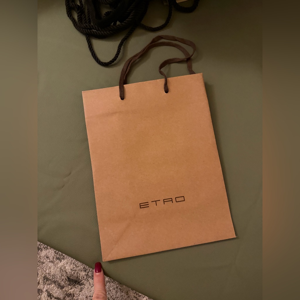 Etro Luxury Shopping Bag  Gift Bag